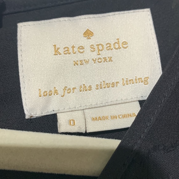 Kate Spade Black Floral Mini Dress - Picture 5 of 6